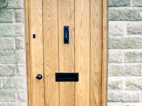 Oak Boarded Door